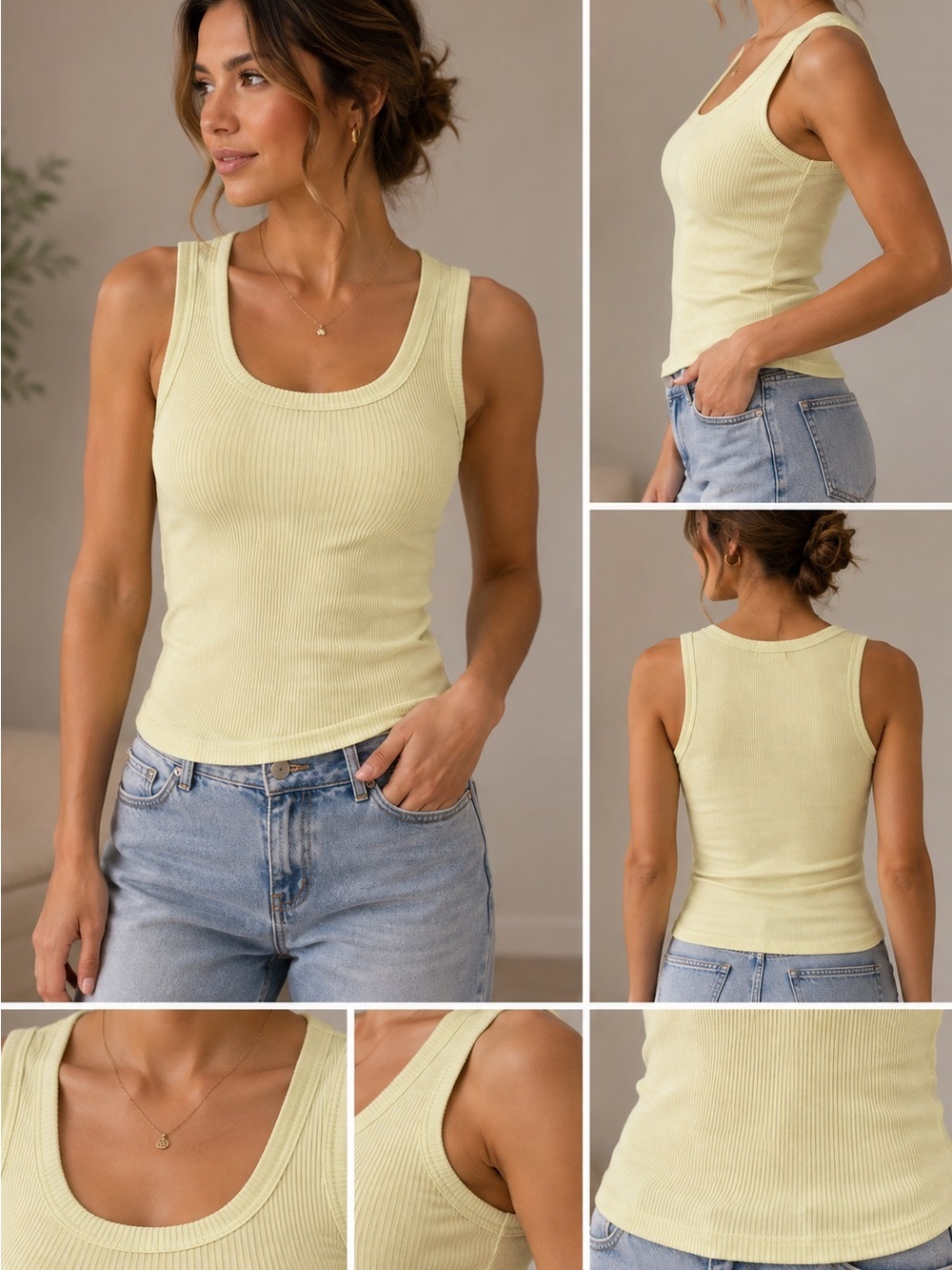 AGOLDE Women’s Yellow Poppy Tank